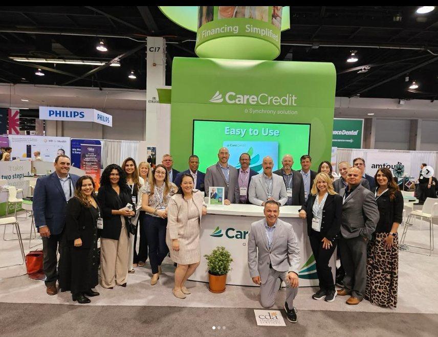 CareCredit trade show booth built by Lamar Exhibits